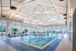 New Indoor Aquatic Center at Bayside w Indoor Pool, Fitness Gym and Shops